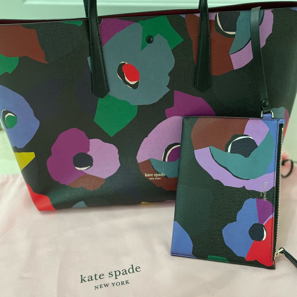 Kate Spade Floral Tote Bag - Multicolor